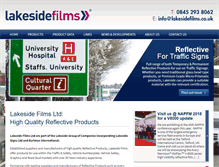 Tablet Screenshot of lakesidefilms.co.uk